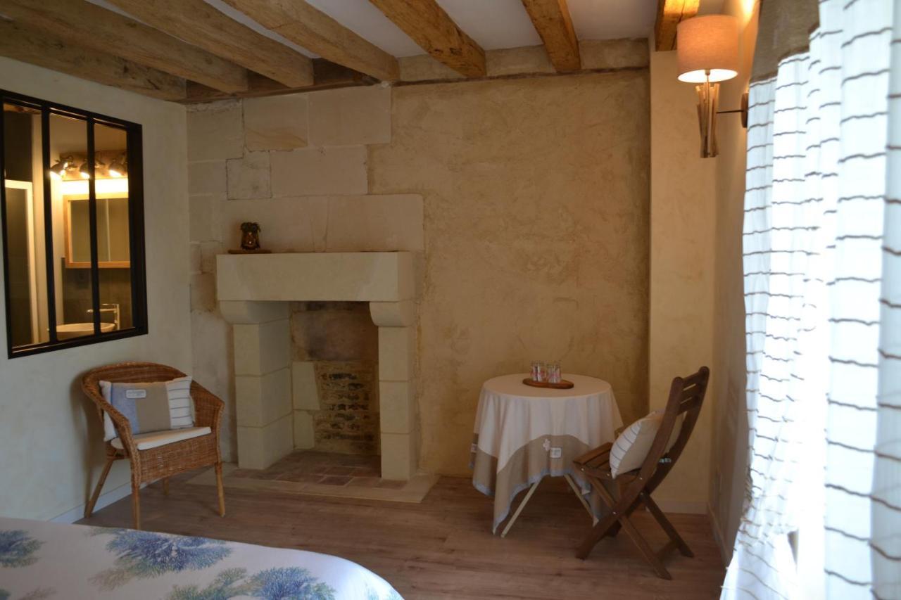 Escale A Villeperdue Chambre Hellulaug Saint-Epain Bagian luar foto